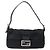 FENDI Mamma Baguette Shoulder Bag Cotton Jersey Black Silver - vista 13