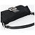 FENDI Mamma Baguette Shoulder Bag Cotton Jersey Black Silver - vista 6