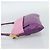 PRADA Shoulder Bag Leather Purple Gold - vista 3