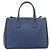 PRADA Hand Bag Saffiano leather 2way Blue Gold - vista 2