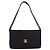 CHANEL Matelasse Shoulder Bag Cotton Black Gold CC - vista 13