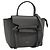 Céline CELINE Pico Belt Hand Bag Leather 2way Gray Gold