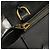 Céline CELINE Pico Belt Hand Bag Leather 2way Gray Gold - vista 18