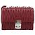 Miu Miu Matelasse Chain Shoulder Bag Leather Red Silver - vista 13