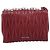 Miu Miu Matelasse Chain Shoulder Bag Leather Red Silver - vista 2