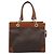 Céline CELINE Macadam Canvas Hand Bag PVC Leather Brown Gold - vista 13