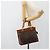 Céline CELINE Macadam Canvas Hand Bag PVC Leather Brown Gold - vista 21