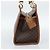 Céline CELINE Macadam Canvas Hand Bag PVC Leather Brown Gold - vista 4