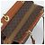 Céline CELINE Macadam Canvas Hand Bag PVC Leather Brown Gold - vista 6