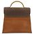LOEWE Velazquez Hand Bag Leather Brown Gold - vista 2