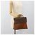 LOEWE Velazquez Hand Bag Leather Brown Gold - vista 21