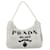PRADA Hand Pouch Hand Bag Pile White Silver - vista 13