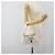 PRADA Hand Pouch Hand Bag Pile White Silver - vista 22
