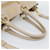 PRADA Hand Bag Leather 2way Beige Gold - vista 7