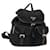 PRADA Backpack Nylon Black Gold