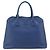 PRADA Hand Bag Safiano Leather Blue Gold - vista 2