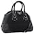 PRADA Hand Bag Leather 2way Black Silver