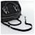 PRADA Hand Bag Leather 2way Black Silver - vista 10