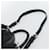 PRADA Hand Bag Leather 2way Black Silver - vista 16