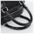 PRADA Hand Bag Leather 2way Black Silver - vista 9