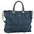 PRADA Gathered Hand Bag Nylon 2way Green Gold