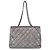 CHANEL Matelasse Chain Me Shoulder Bag Leather Silver CC - vista 2