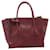 PRADA Hand Bag Leather 2way Red Silver - vista 2
