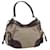 PRADA Jacquard Shoulder Bag Canvas Beige Gold