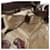 PRADA Jacquard Shoulder Bag Canvas Beige Gold - vista 19