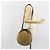 LOEWE Anagram Shoulder Bag Suede Beige Gold - vista 19