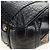 PRADA Hand Bag Leather Croco Embossed Black Gold - vista 17