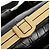 PRADA Hand Bag Leather Croco Embossed Black Gold - vista 21
