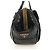 PRADA Hand Bag Leather Croco Embossed Black Gold - vista 4