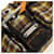 PRADA Chain Shoulder Bag Canvas Brown Silver - vista 20