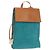 Céline CELINE C Macadam Canvas Rucksack Silver Turquoise Blue