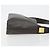 Céline CELINE Macadam Canvas Shoulder Bag PVC Leather Black Gold - vista 4