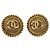 CHANEL COCO Mark Earring Metal Gold Tone CC - vista 2