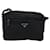 PRADA Shoulder Bag Nylon Black Silver - vista 2