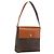 Céline CELINE Macadam Canvas Shoulder Bag PVC Leather Brown Gold