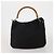 GUCCI Bamboo Shoulder Bag Nylon 2 Set Black - vista 2