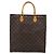 LOUIS VUITTON Monogram Sac Plat Hand Bag M51140 LV - vista 3
