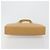 CHANEL Bolsa Tote Choco Bar em Pele de Cordeiro Bege Gold CC - vista 9
