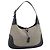 GUCCI Jackie Shoulder Bag Canvas Beige Silver 00963