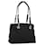 PRADA Chain Shoulder Bag Nylon Black Silver