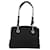 PRADA Chain Shoulder Bag Nylon Black Silver - vista 3