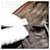 PRADA Tote Bag Canvas Beige Silver - vista 23