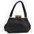 Miu Miu Hand Bag Leather Black Silver