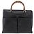 GUCCI Bamboo Hand Bag Leather 2way Black Gold 002 2855 0322 0 - vista 2
