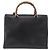 GUCCI Bamboo Hand Bag Leather 2way Black Gold 002 2855 0322 0 - vista 3