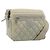 CHANEL Bolso de Hombro Cococoon Nylon Gris Plata CC